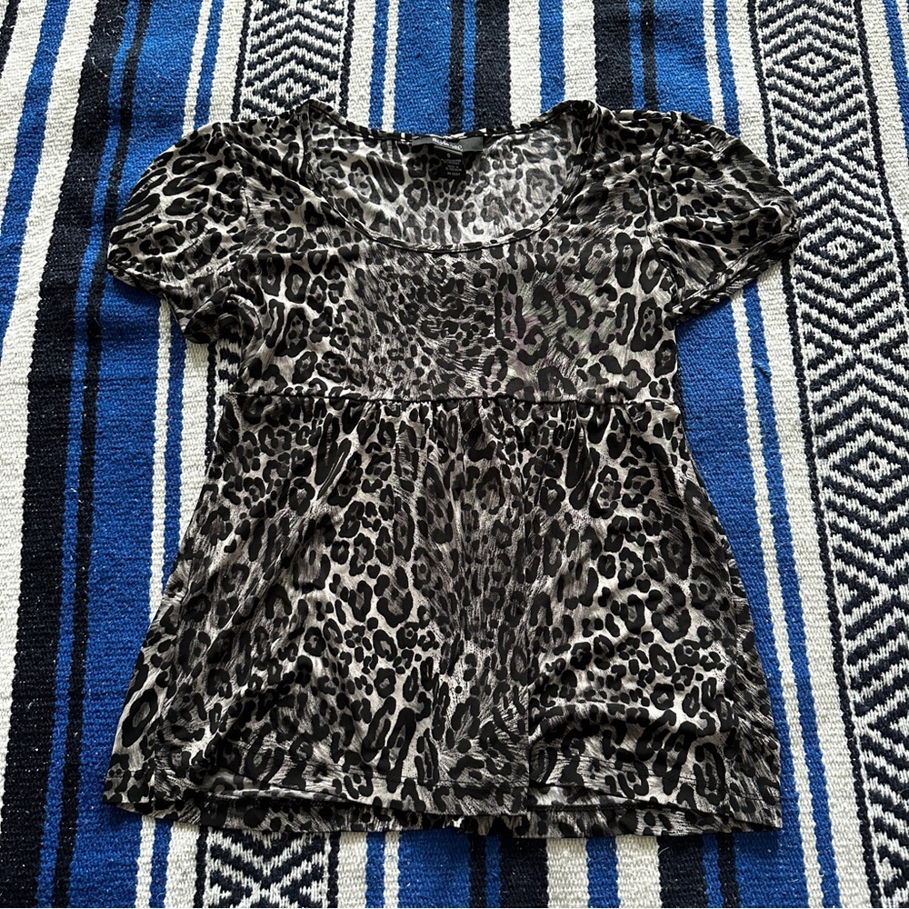Leopard Print Women's Top